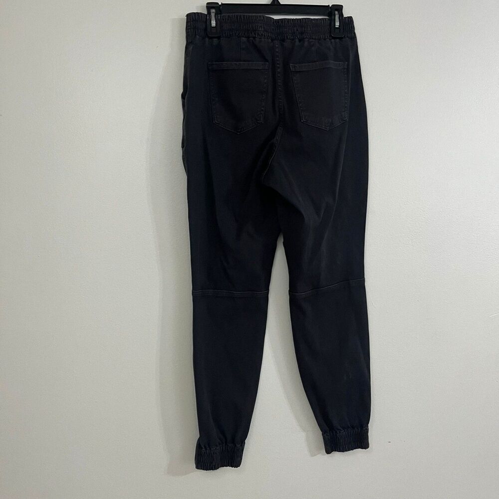 SPANX  Womens Cargo Joggers Stretch Twill Charcoal Gray Cargo Zip Ankles Size L - Picture 3 of 10